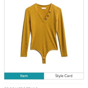 Sophie Rue Adler Button Detail Bodysuit - Medium